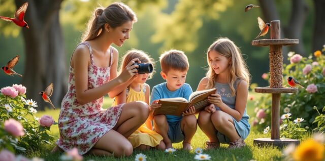 découvrez comment initier vos nièces à l’observation des oiseaux dans le jardin, une activité ludique et éducative pour éveiller leur curiosité et leur amour de la nature.