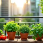 découvrez comment créer un mini-potager sur votre balcon en ville pour cultiver vos propres légumes et herbes fraîches, même dans un petit espace urbain.